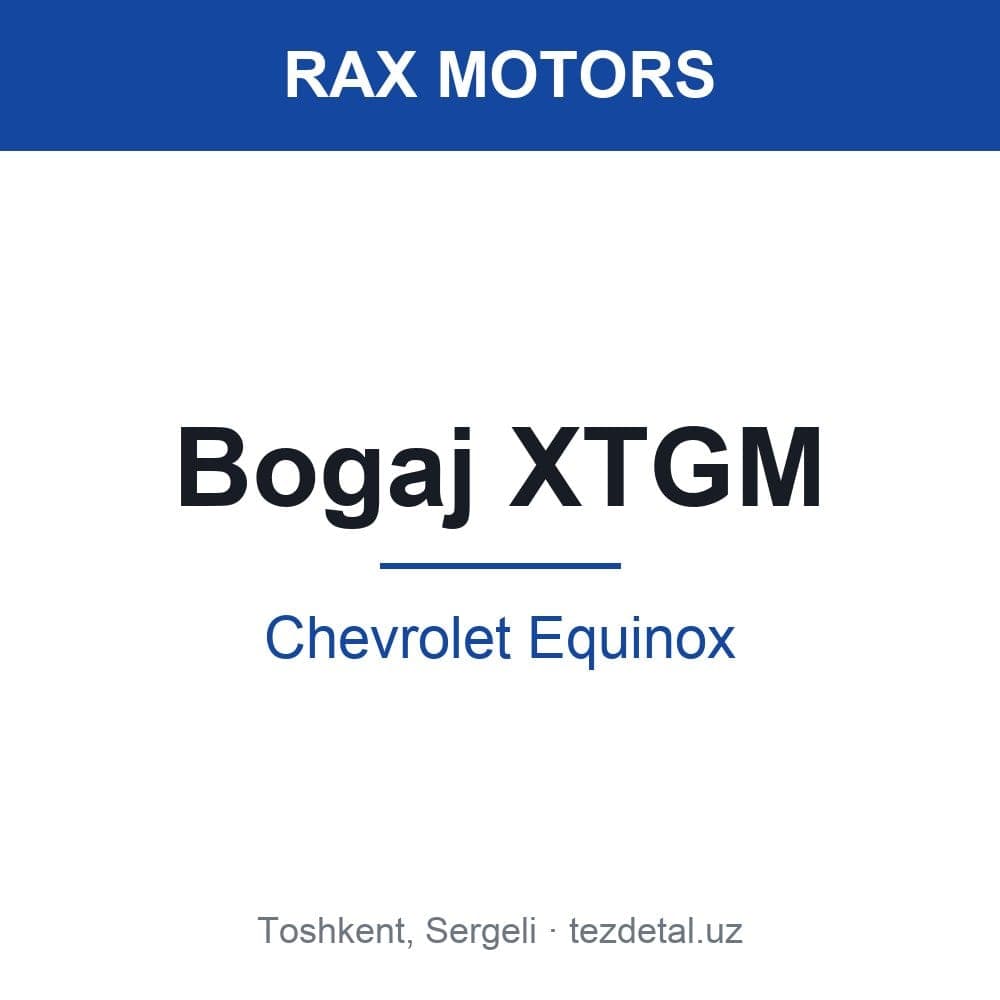 Bogaj XTGM — Chevrolet Equinox