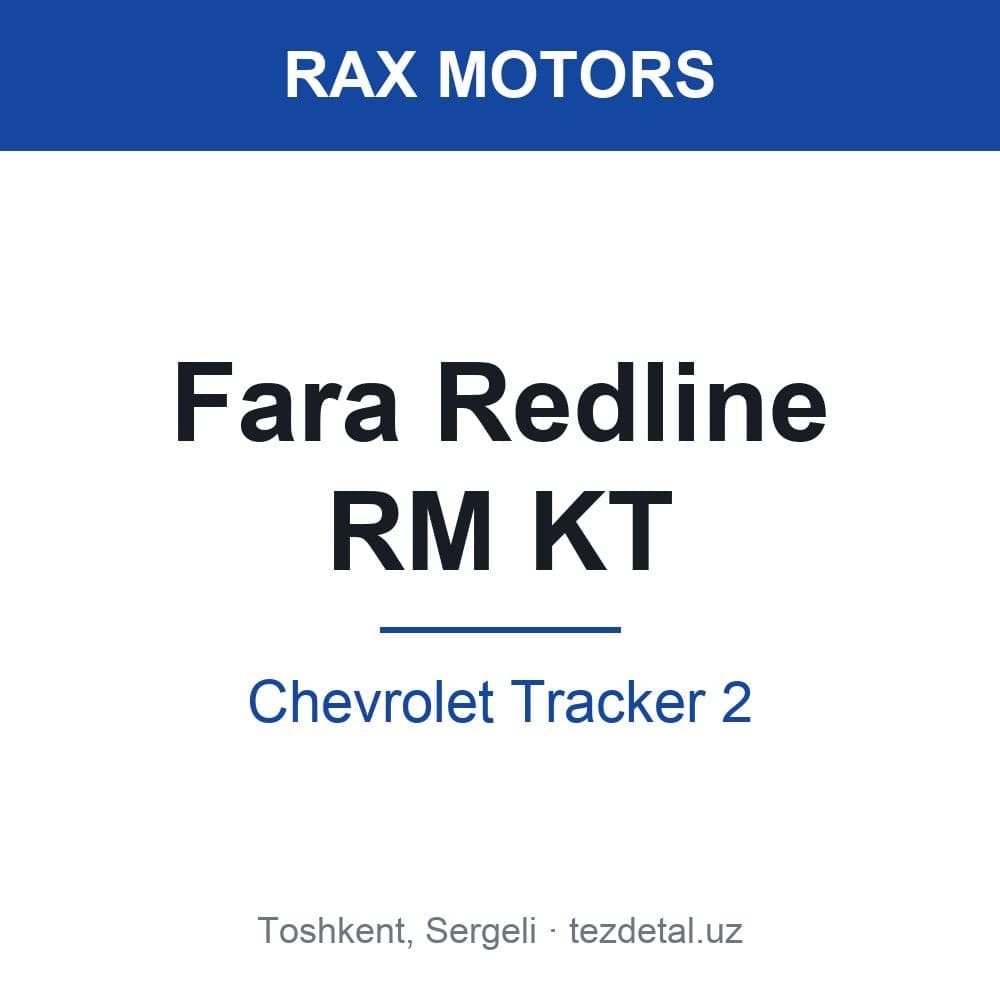 Fara Redline RM KT — Chevrolet Tracker 2